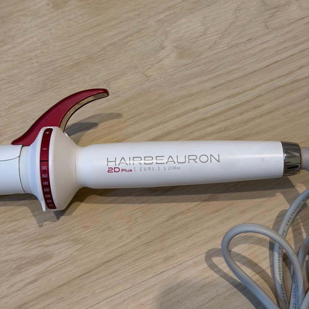 ヘアアイロン HAIRBEAURON 2D Plus CURL L34mm