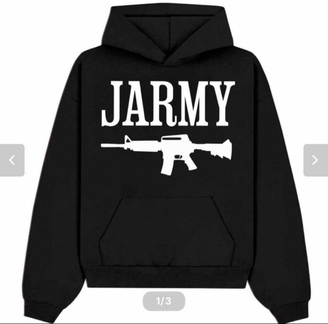 ささ jarmy +81 パーカー　xs ブラック