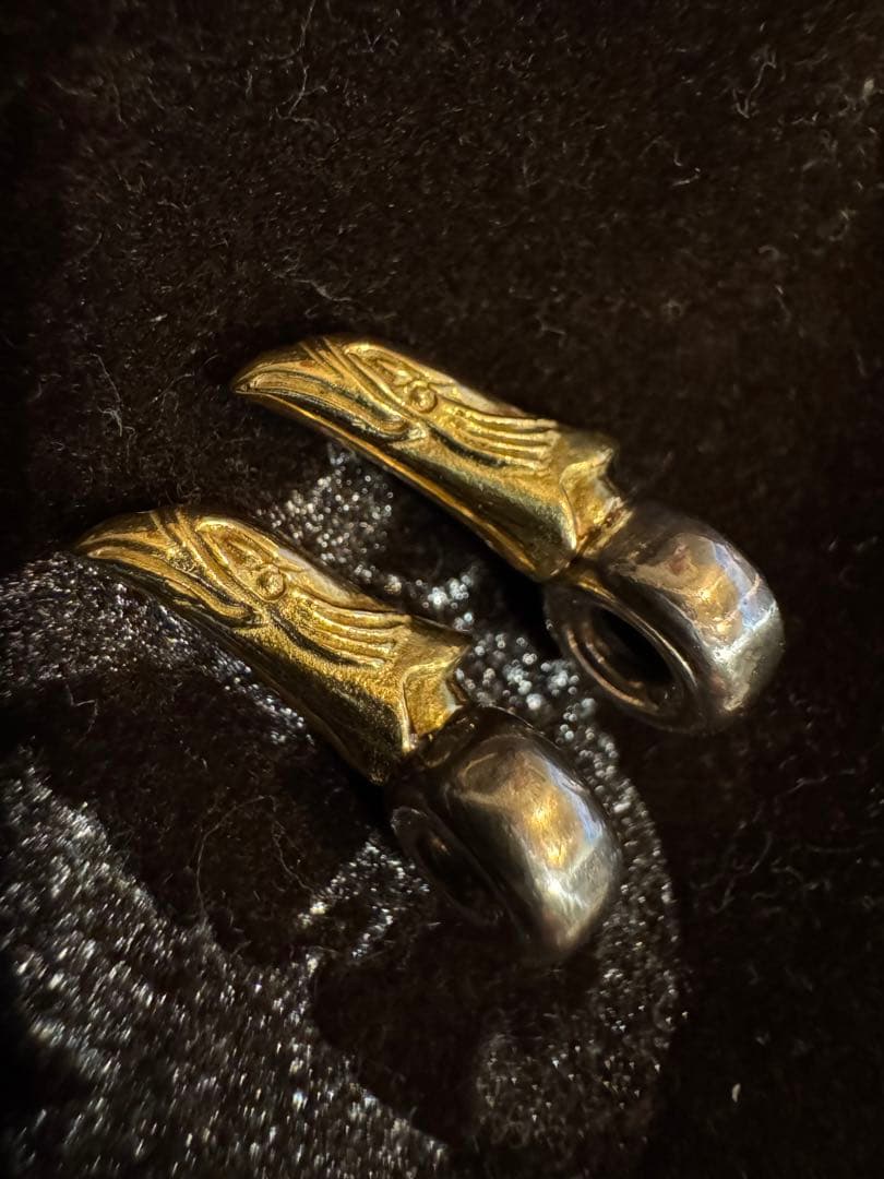 TADY&KING K18 イーグルヘッドビーズ 2個セット