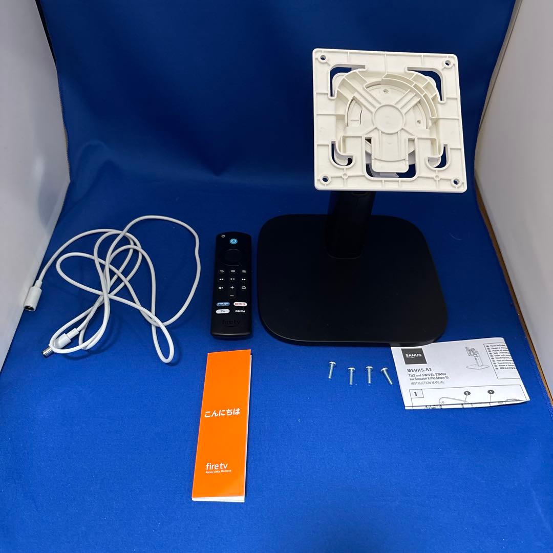 Amazon echo show 15 第一世代　リモコン、スタンド他