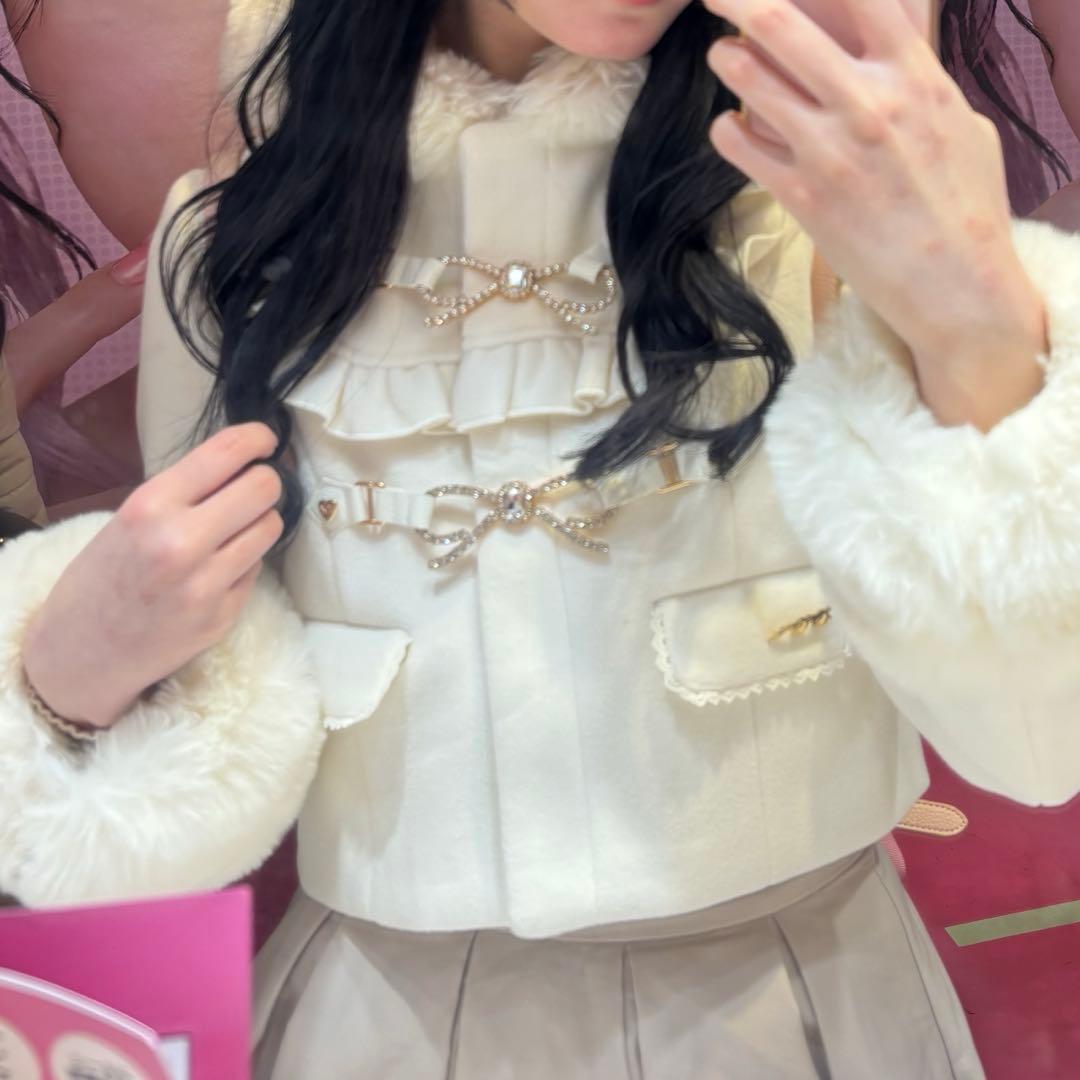 LIZLISA ショートコート ホワイト