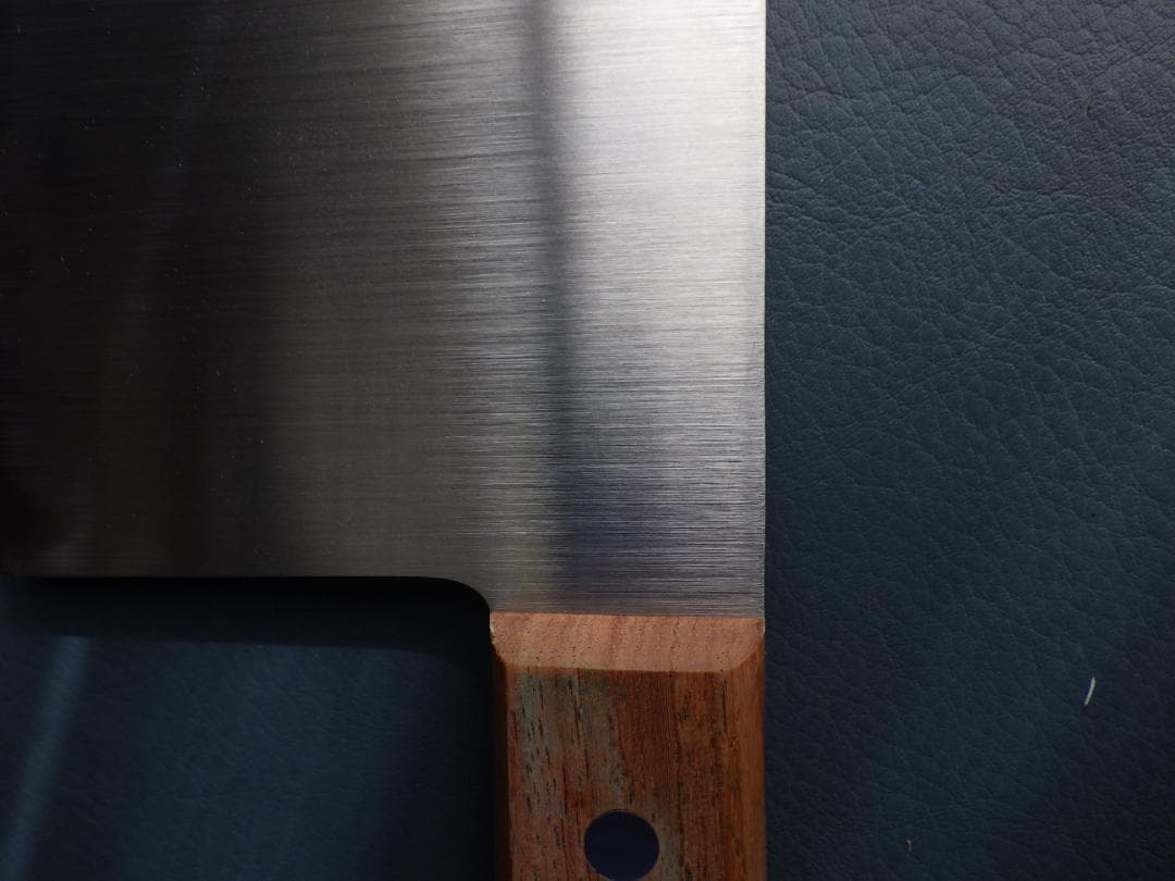 ミソノ/中華包丁モリブデン鋼★両刃手研ぎ済み★