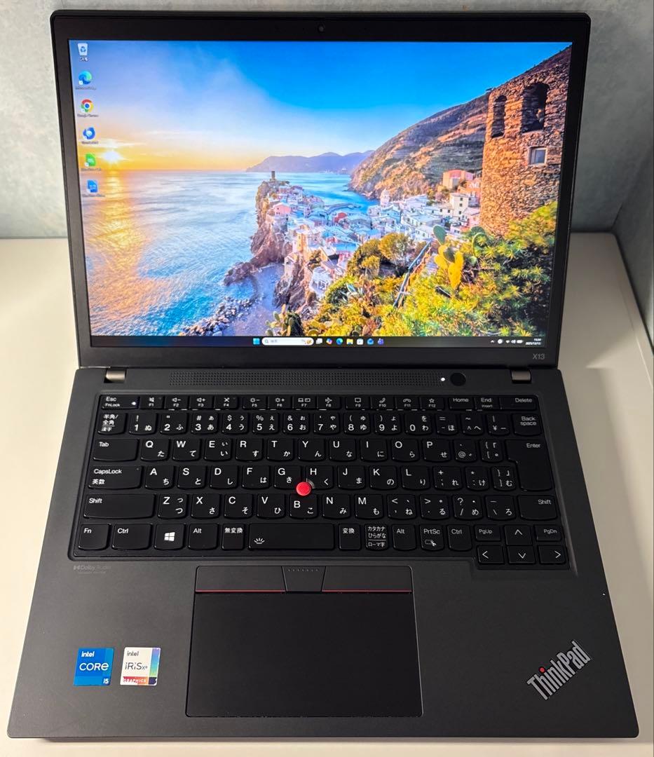【美品】ThinkPad X13インテル第11世代i5⭐️バッテリー99.9%