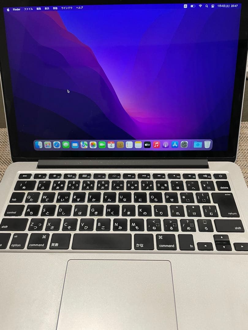 【美品】Apple MacBook pro Retina 13inch 8GB