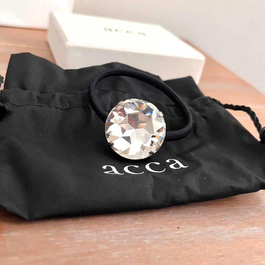 【未使用❤︎新品】acca ヘアゴム・ポニー クリスタル ストーン【超レア❤︎】