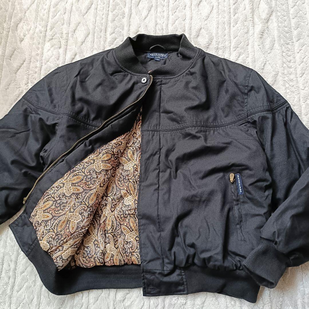 【美品】RENEGADE SPORTS ダービージャケット ブラック XL