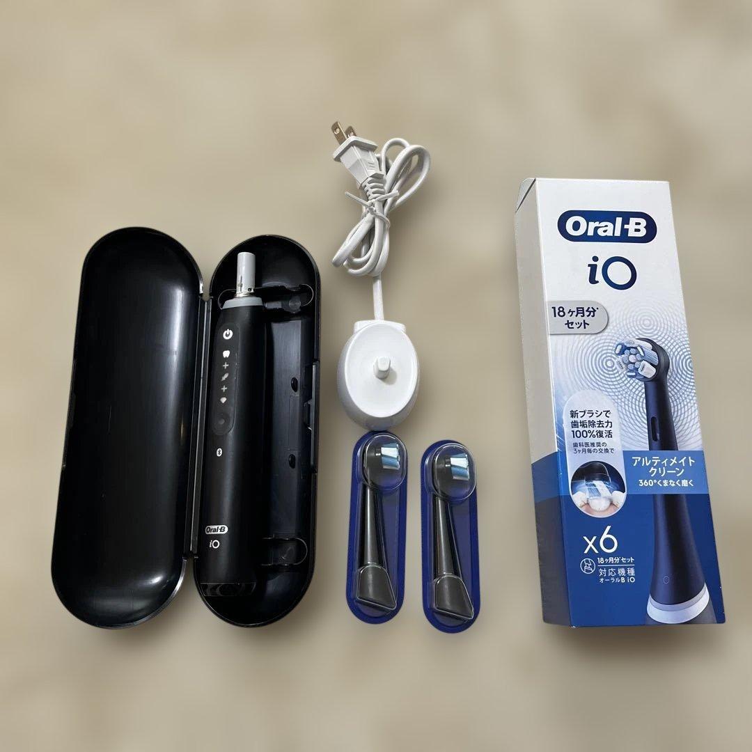 oral-B iO5電動歯ブラシ本体 充電器・ケース　付け替えブラシ合計8本