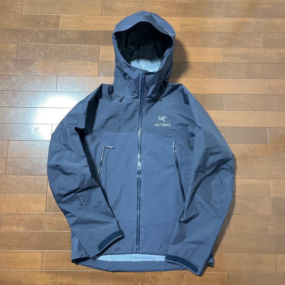 アークテリクス ベータAR ストームフード M ネイビー バードエイド・タグ有