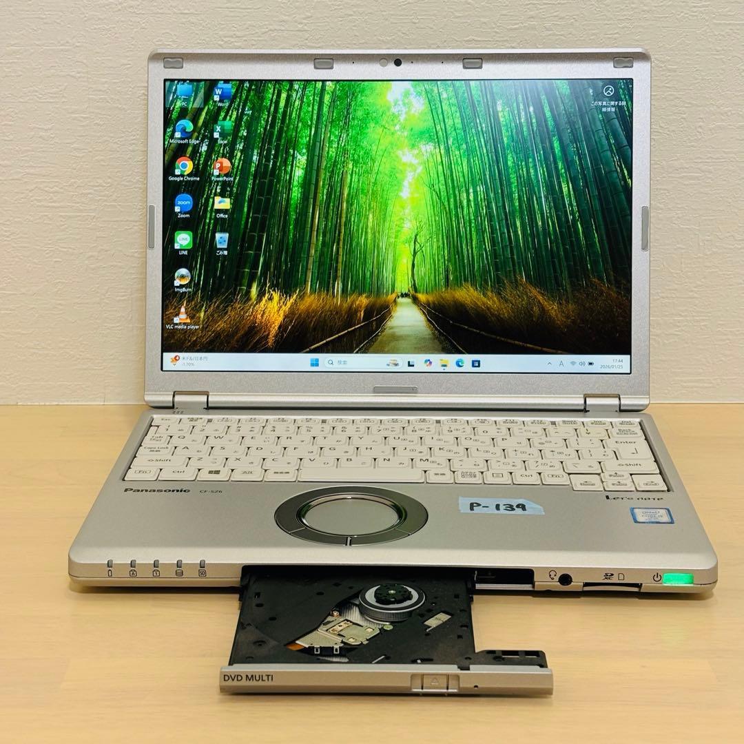 レッツノート PC Windows11 SSD DVD オフィス付き P-139