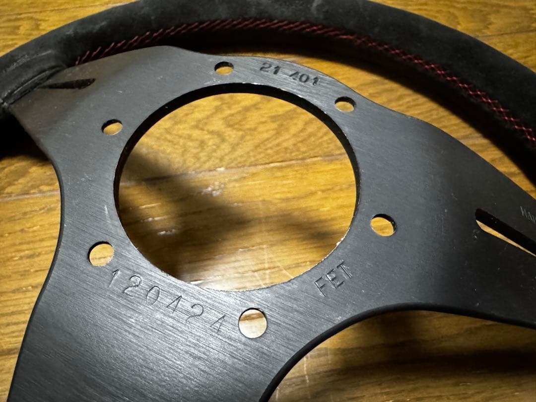 NARDI ステアリング　SPORTS タイプラリー　ブラックスエード N754