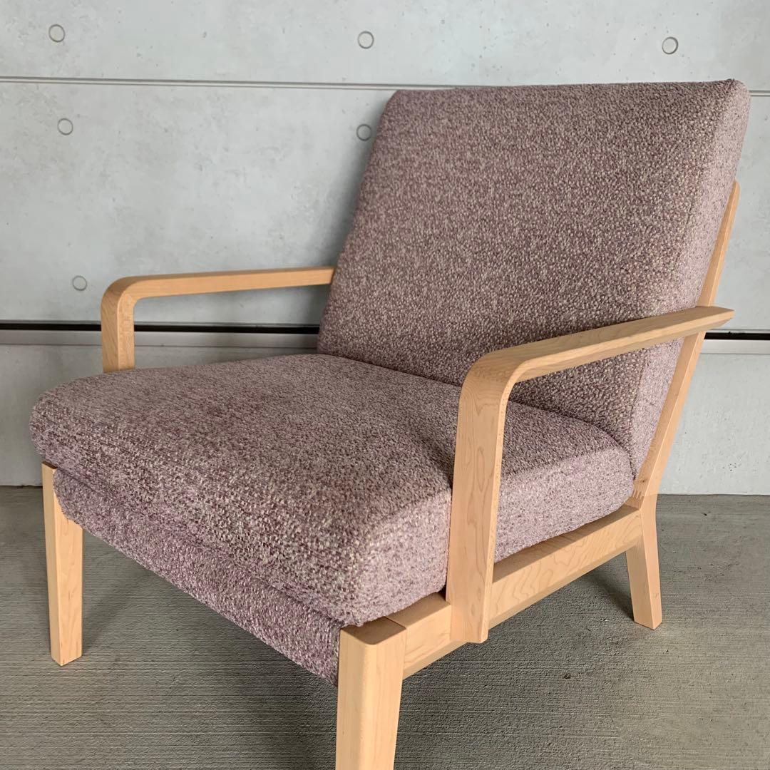 【極美品】karimoku カリモク WU45 1Pソファ ラウンジチェア