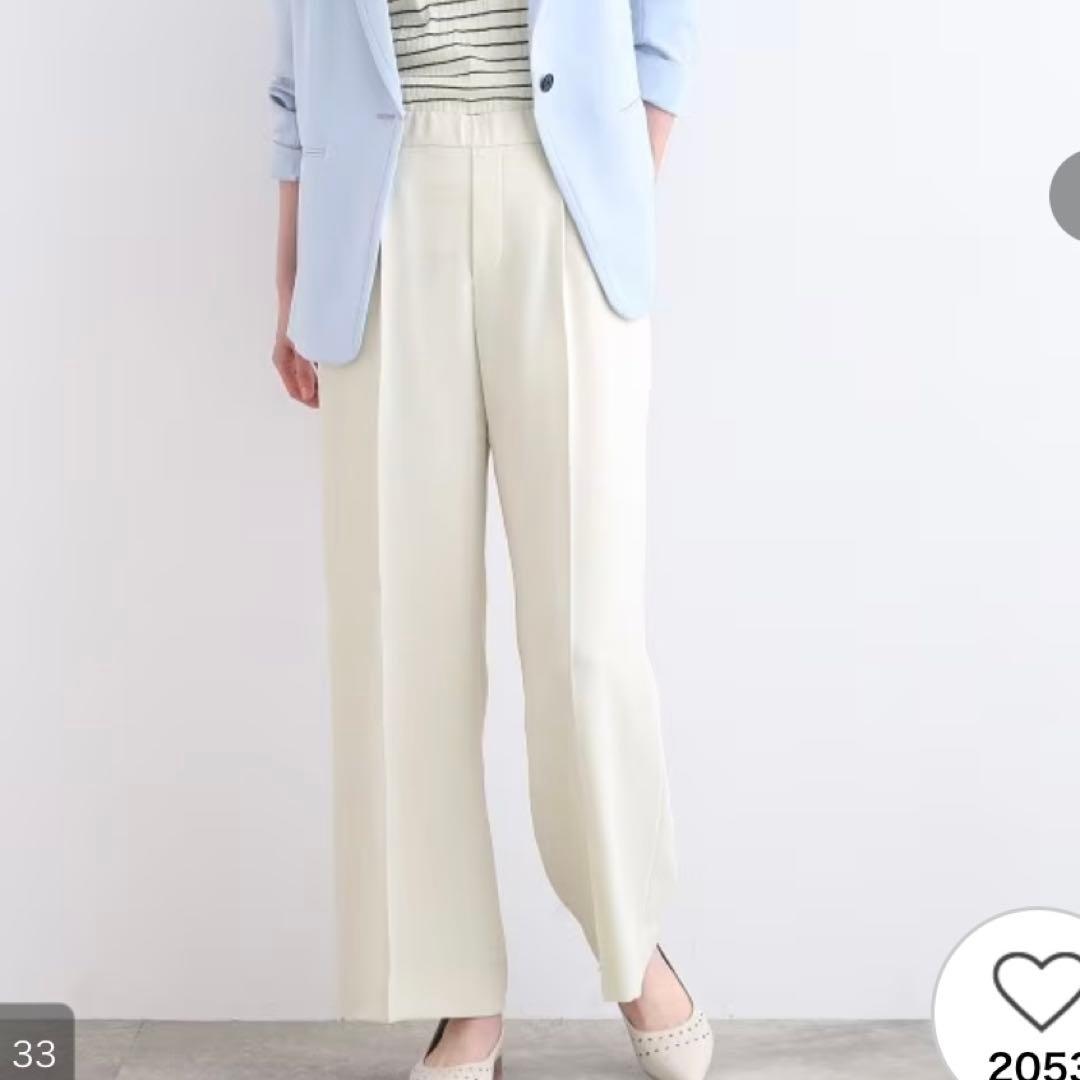 【大きいサイズ】INDIVI ダブルジャケット パンツ スーツ グレージュ