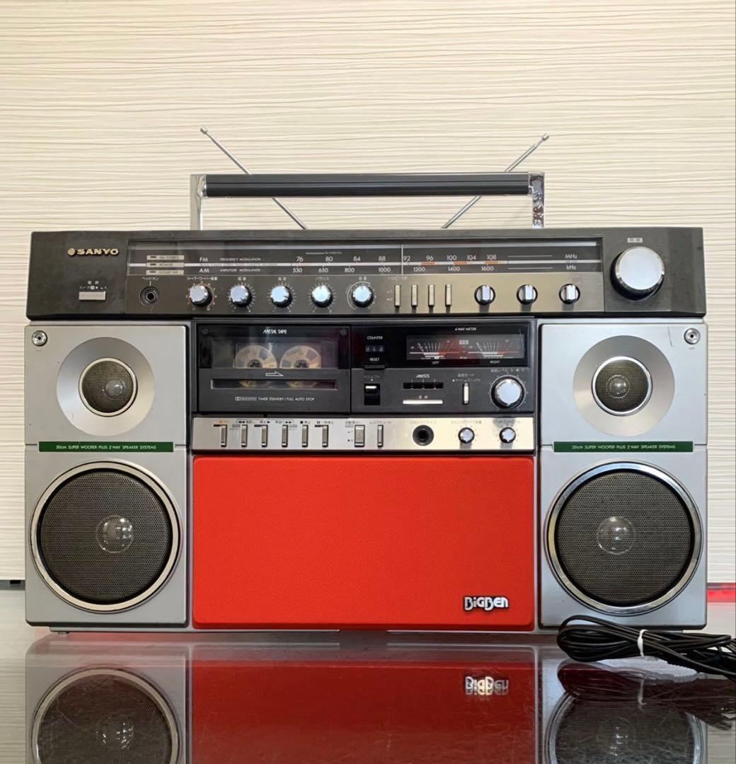美品！SANYO サンヨー MR-X20 AM FM カセットデッキラジカセ