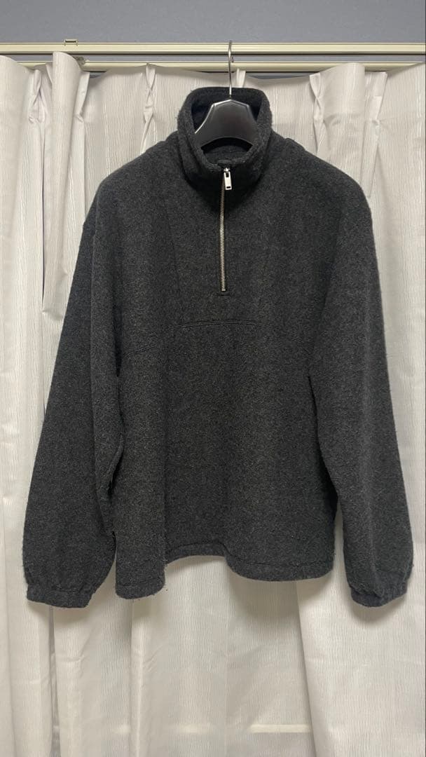 トップス YOKE Wool Fleece Half Zip Pullover