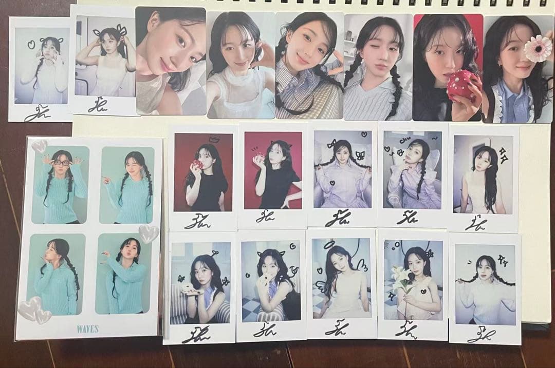 NMIXX へウォン 中国雑誌 waves 漫潮 トレカ　フルセット 公式品