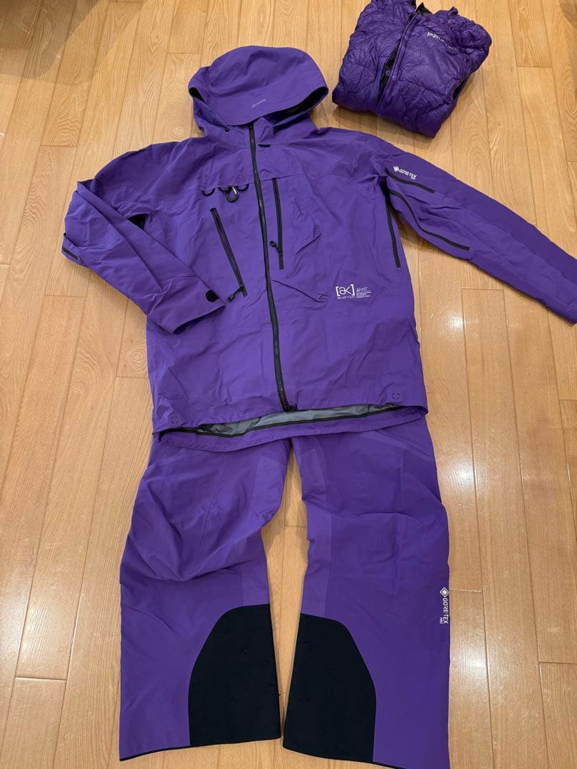 AK457 Burton 上下セット+インナーダウン 3点セット