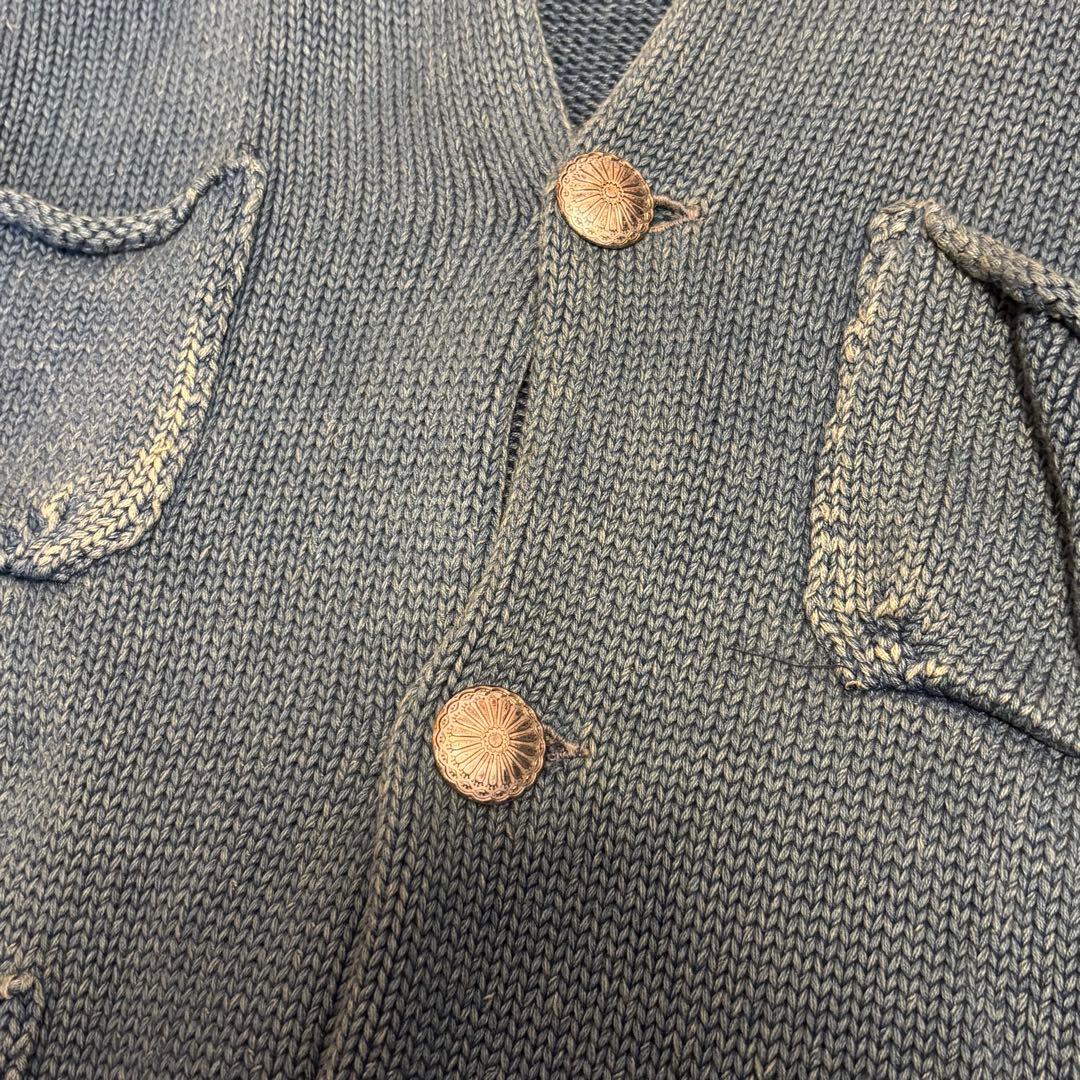 KAPITAL コンチョ インディゴ ニットジャケット