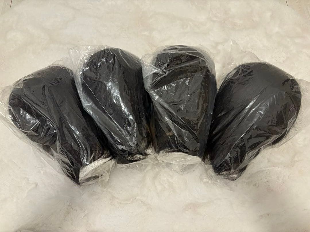 美容師国家試験 練習用カットウィッグ 4個セット