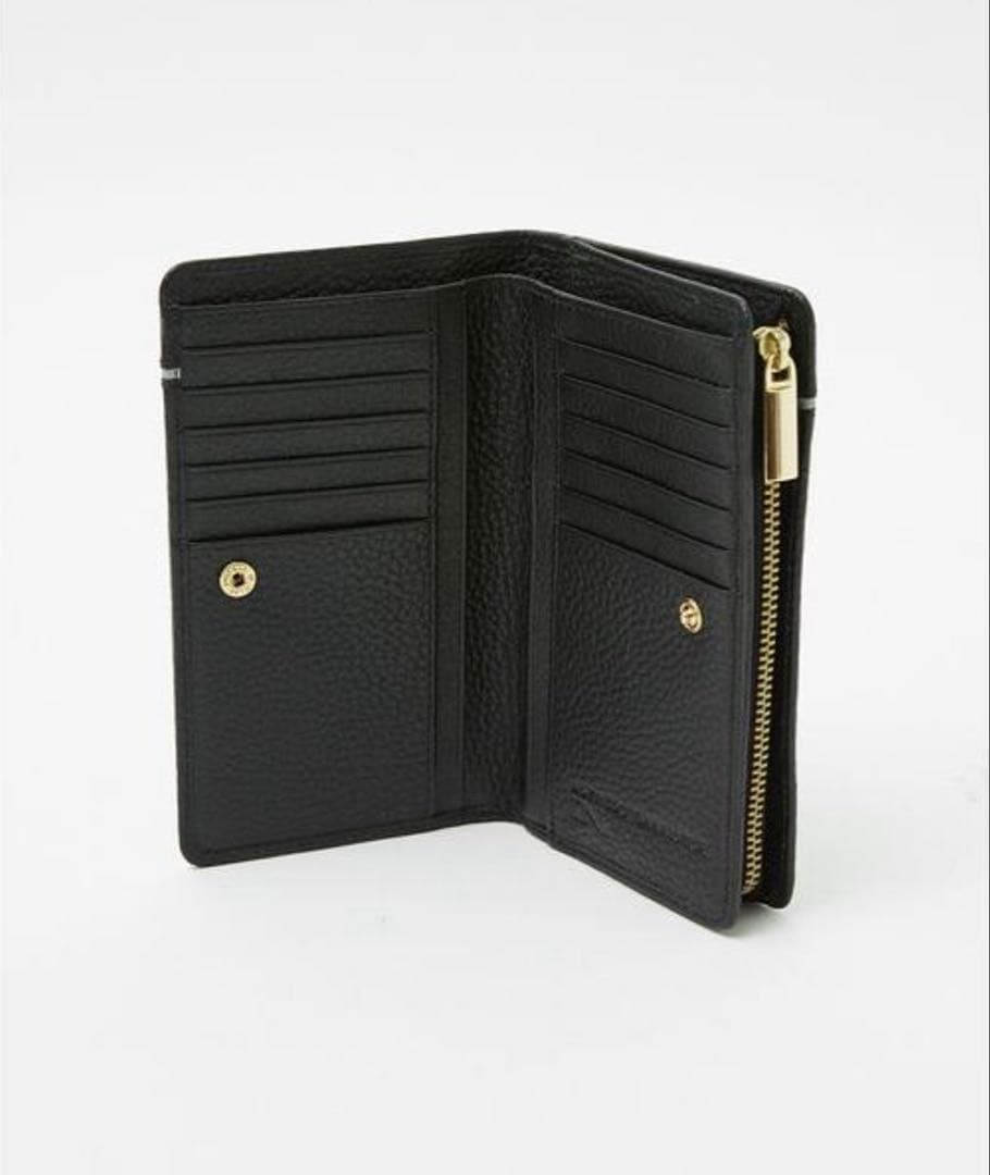 alfredoBANNISTER 黒 レザー 長財布 シンプルデザイン