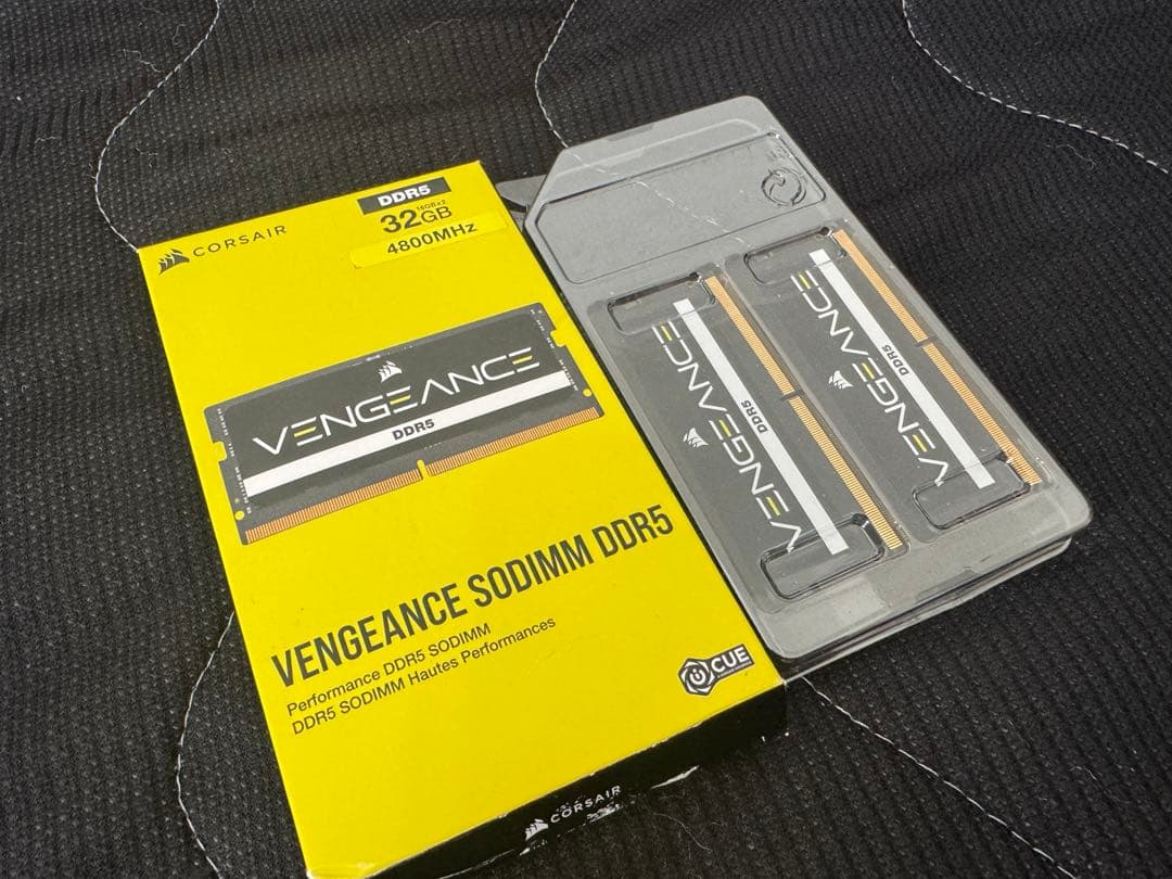 メモリー CORSAIR VENGEANCE SODIMM DDR5 32GB 4800M