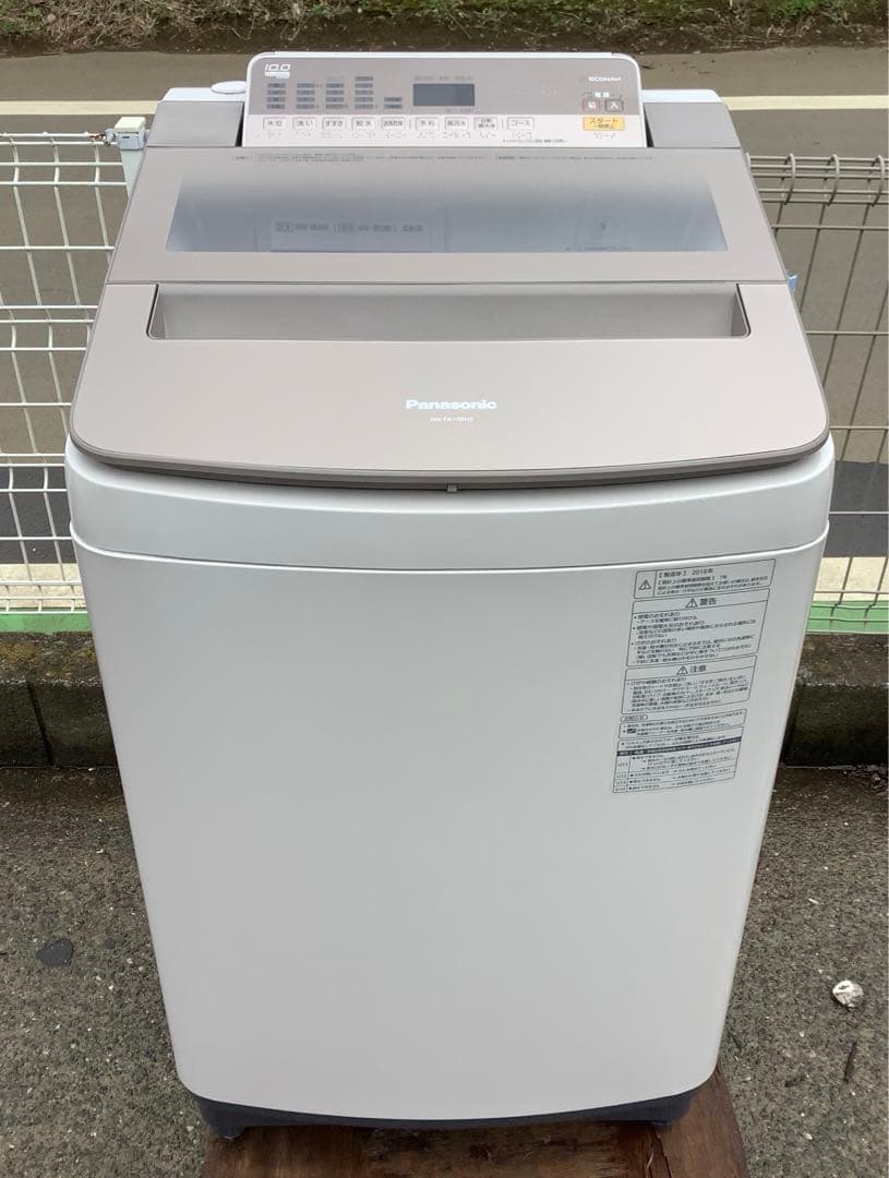 パナソニック 洗濯機 NA-FA100H5 10.0kg 2018年製