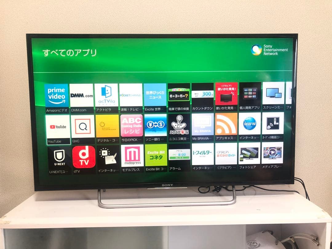 SONY 40V型 液晶テレビ BRAVIA KJ-40W700C 動画アプリ○