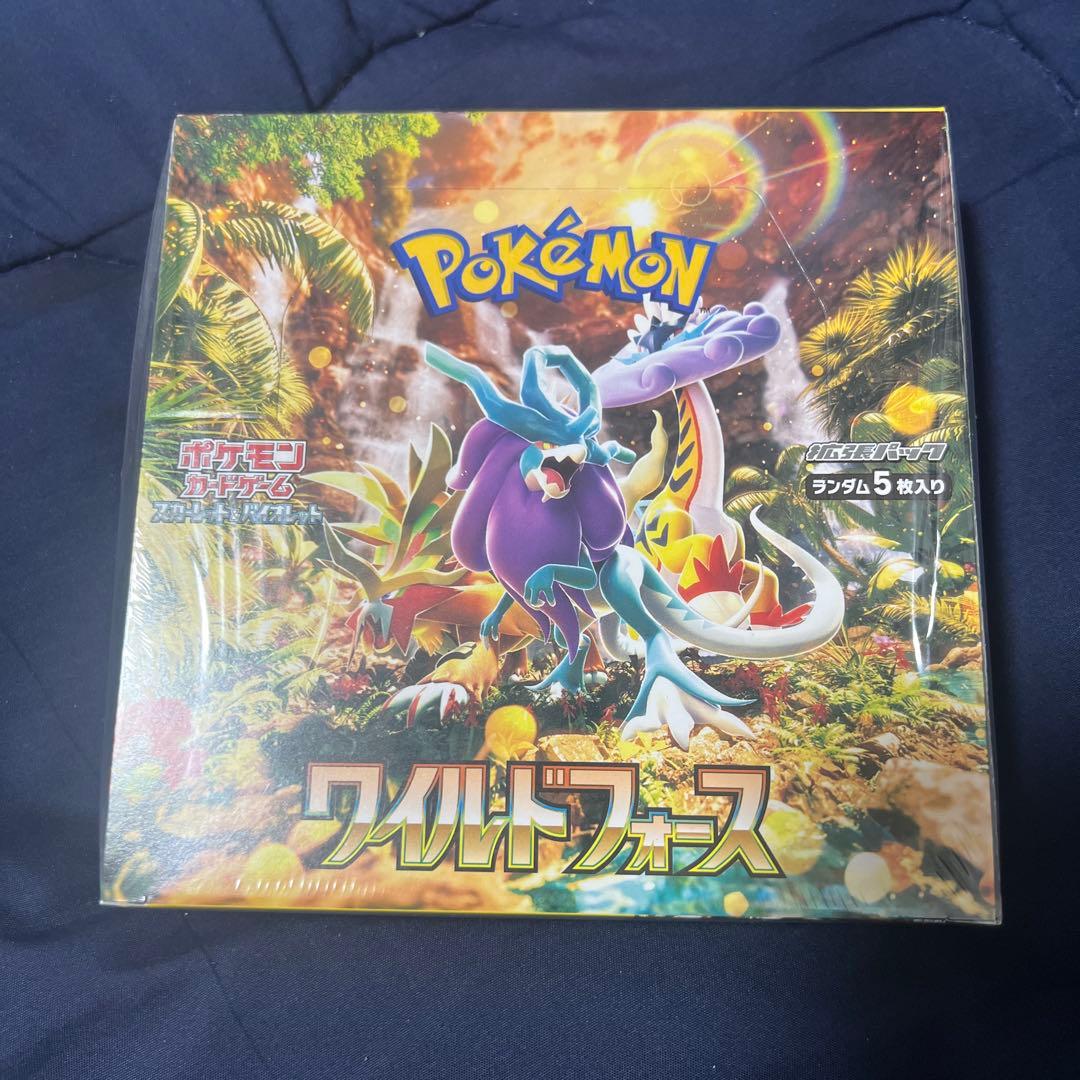 新品未開封！ポケモンカードゲーム ワイルドフォース 拡張パック