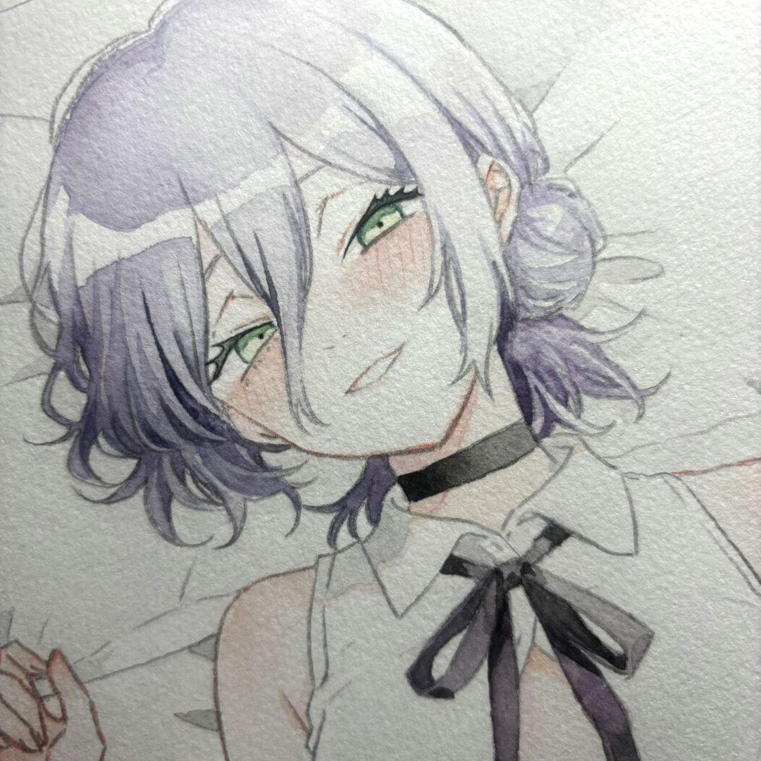 零*様 手描きイラスト　チェンソーマン　レゼ　ファンアート　Ｂ５