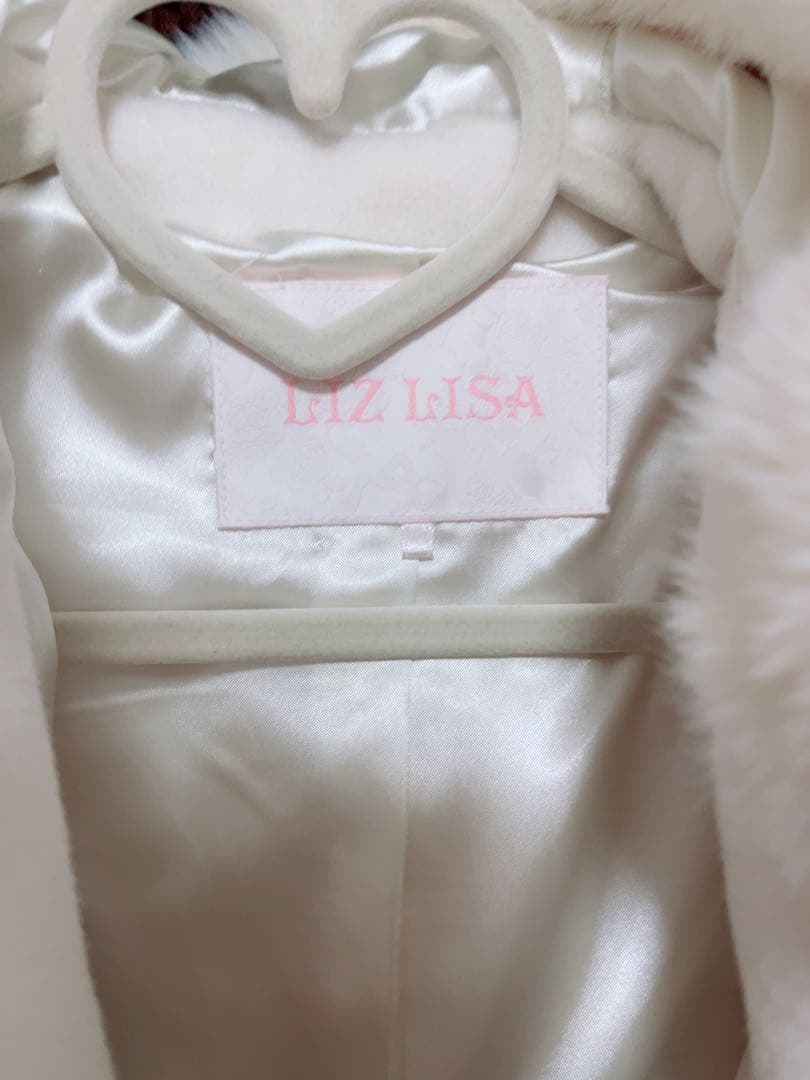 LIZLISA ビジューリボンショートコート 美品