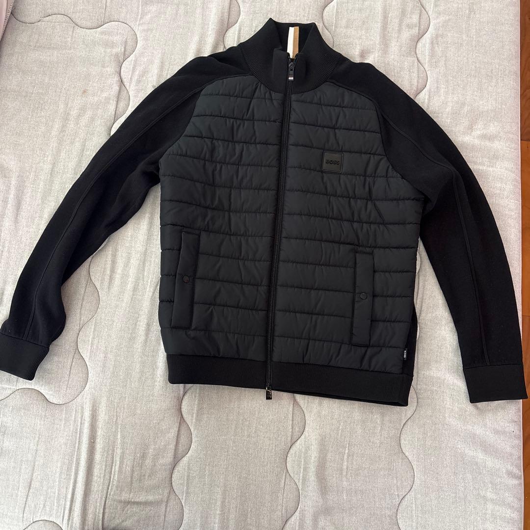 【マサ】HUGO BOSS ジップアップジャケット ミックスマテリアル