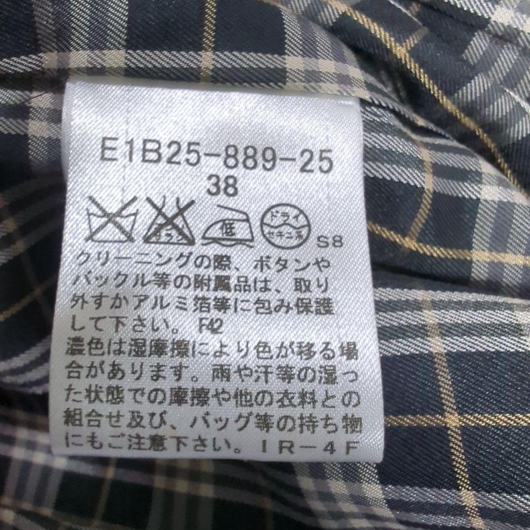 美品　BURBERRY BLUE LABEL ダッフルコート　ノバチェック　 М