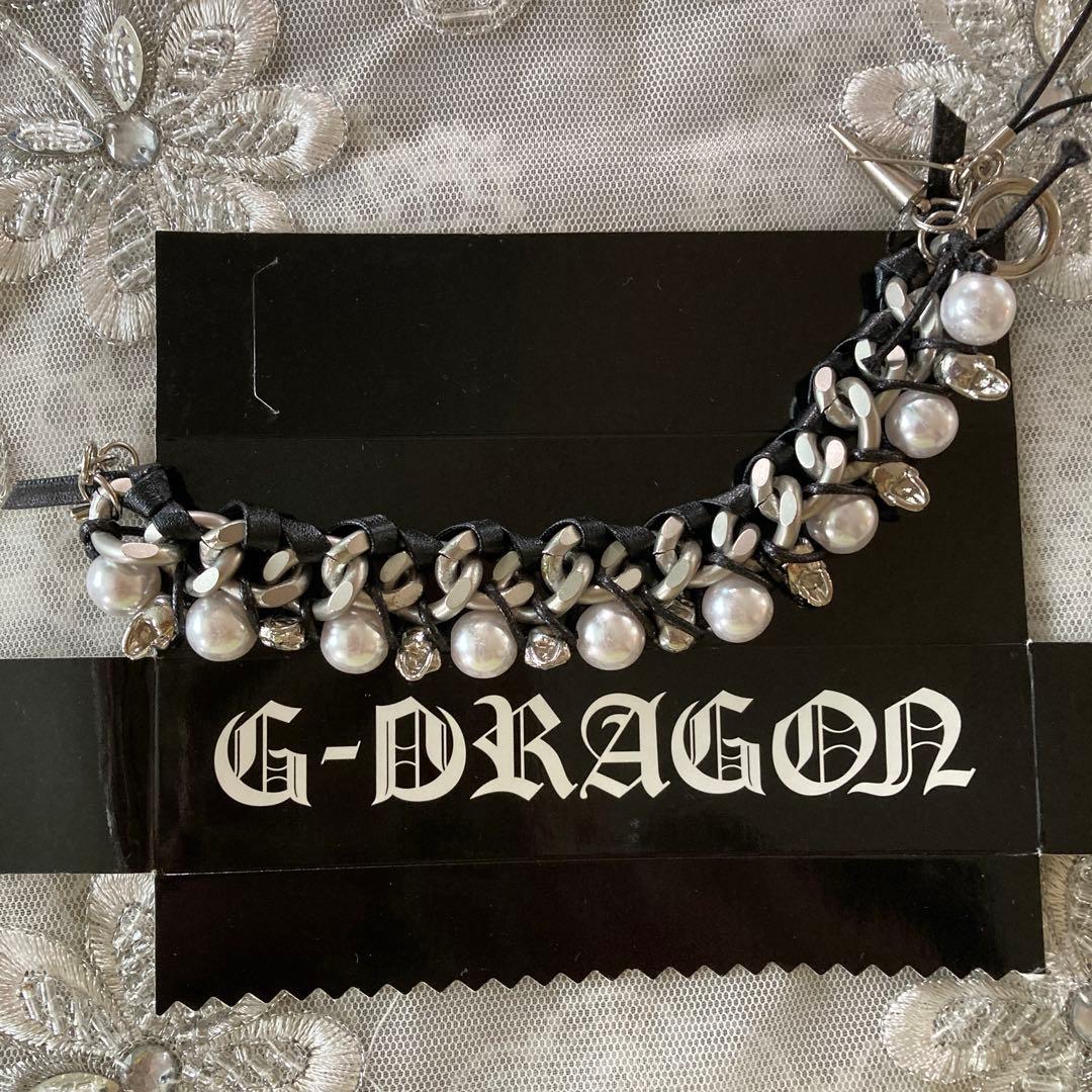 BIG BANG G-DRAGON パール メタルストラップブレスレット難有り