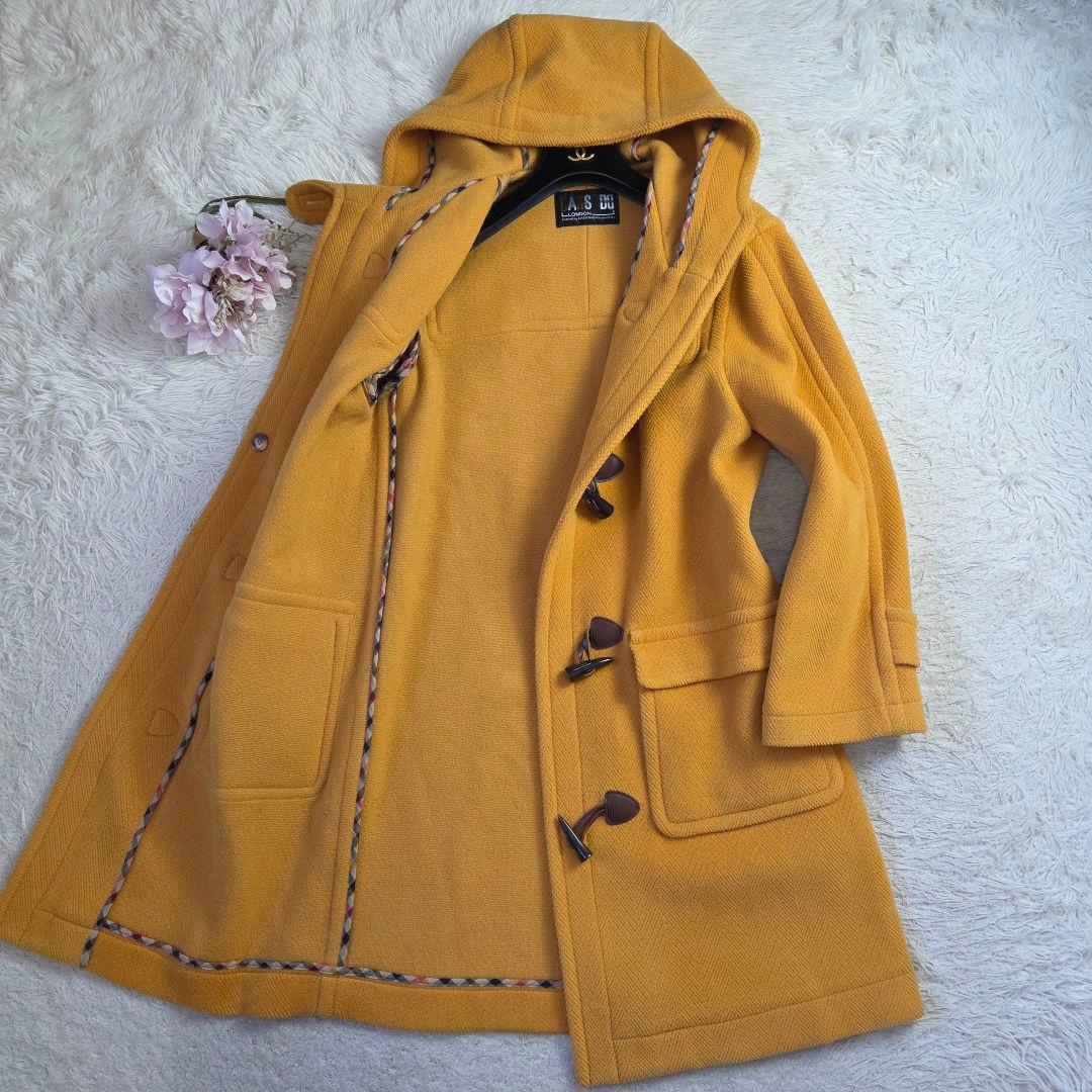 美品 ヴィンテージ DAKS ムーアブルック ダッフルコート ヘリンボーン M