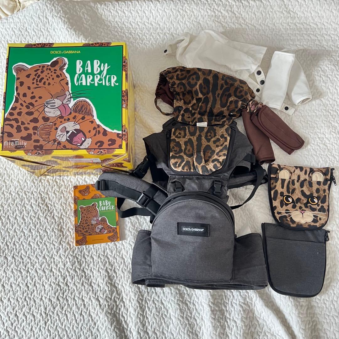 DOLCE & GABBANA 抱っこ紐 ヒョウ柄