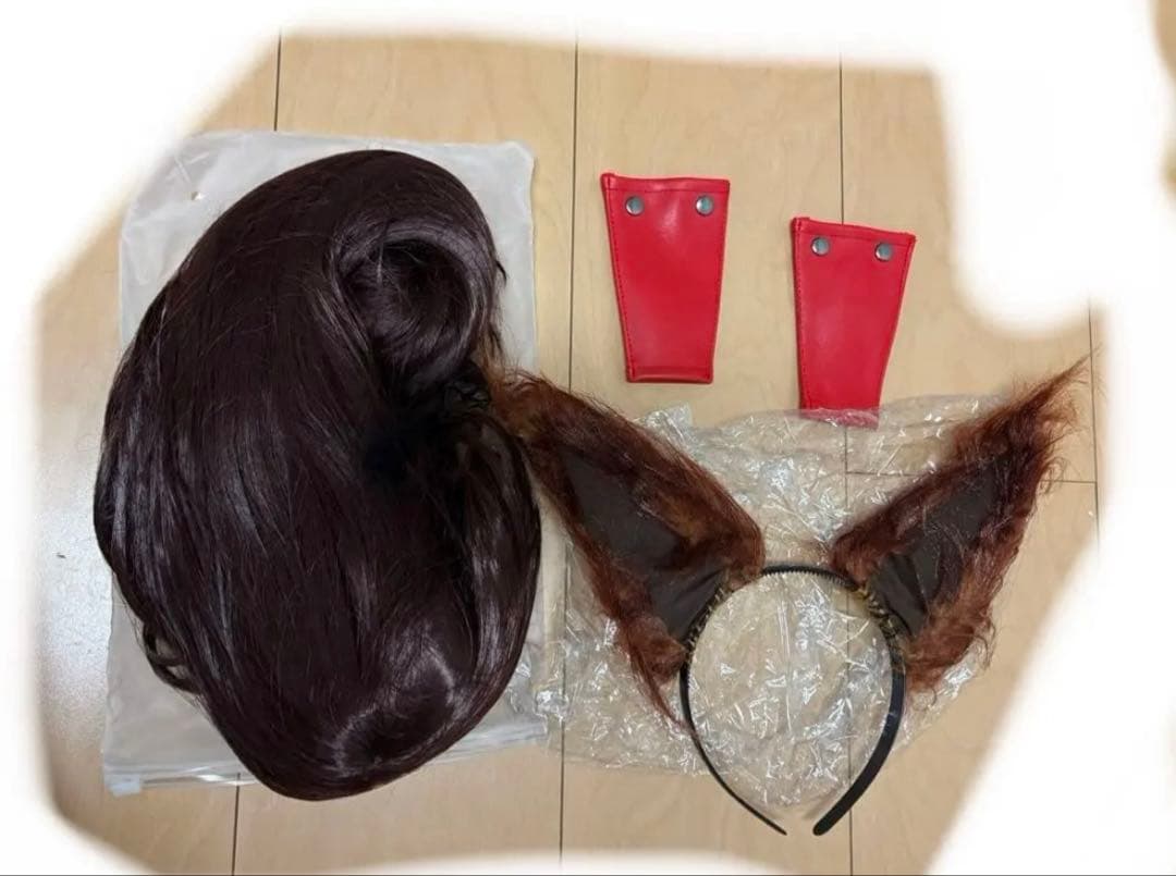 アズールレーン　赤城　コスプレ衣装+ウイッグ+靴+尻尾