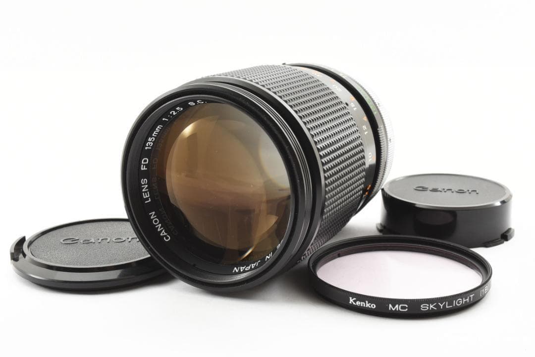 【名玉望遠】CANON FD 135mm F2.5 フィルター付 SO265