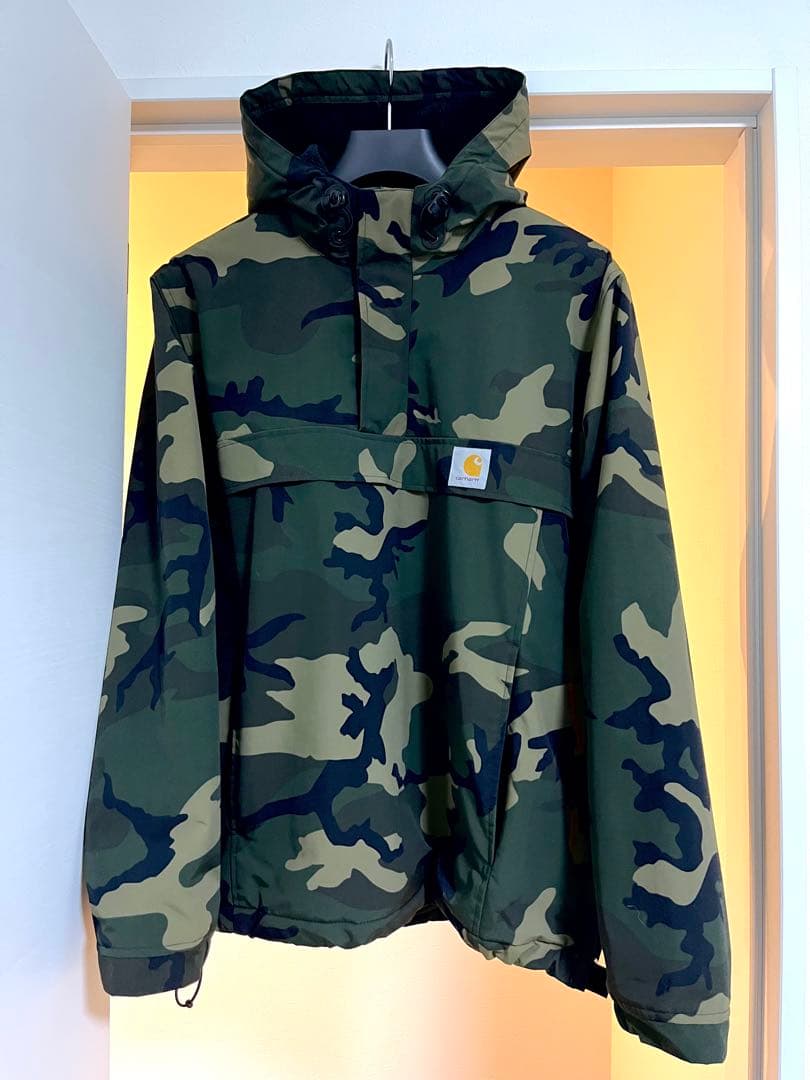 Carhartt カーハート カモフラージュ アノラックパーカー Ｌサイズ