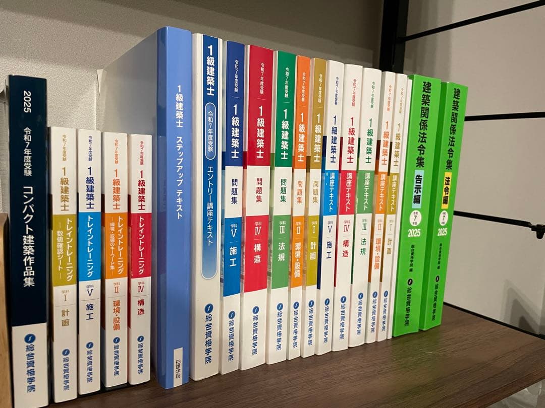2025年 一級建築士 テキスト