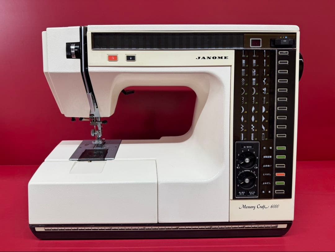ジャノメミシン美品メモリークラフト6000 JANOME MemoryCraft