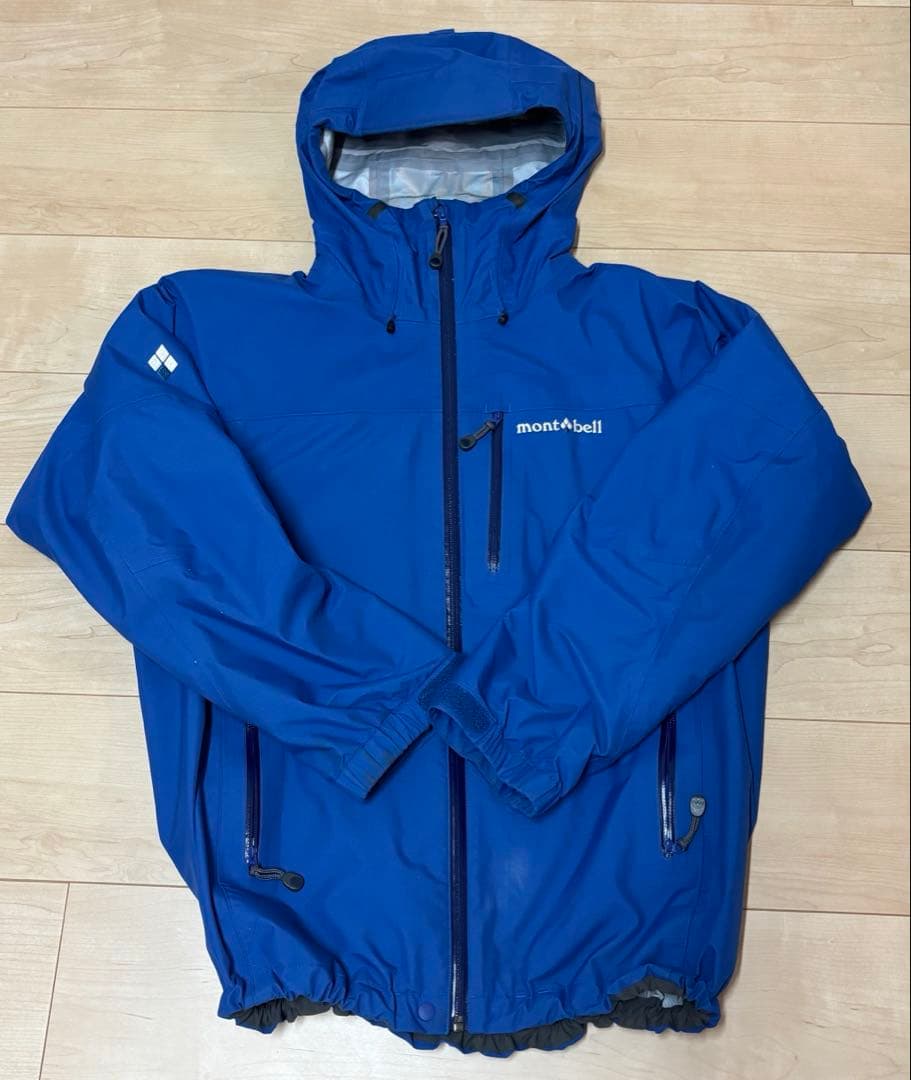 mont-bell 青 マウンテンパーカー