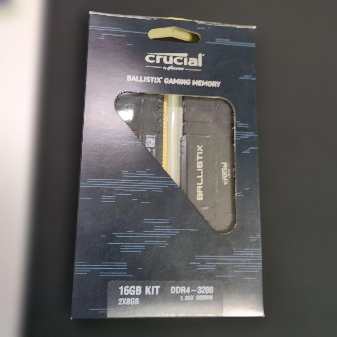 メモリー Crucial BALLISTIX 16GB DDR4-3200