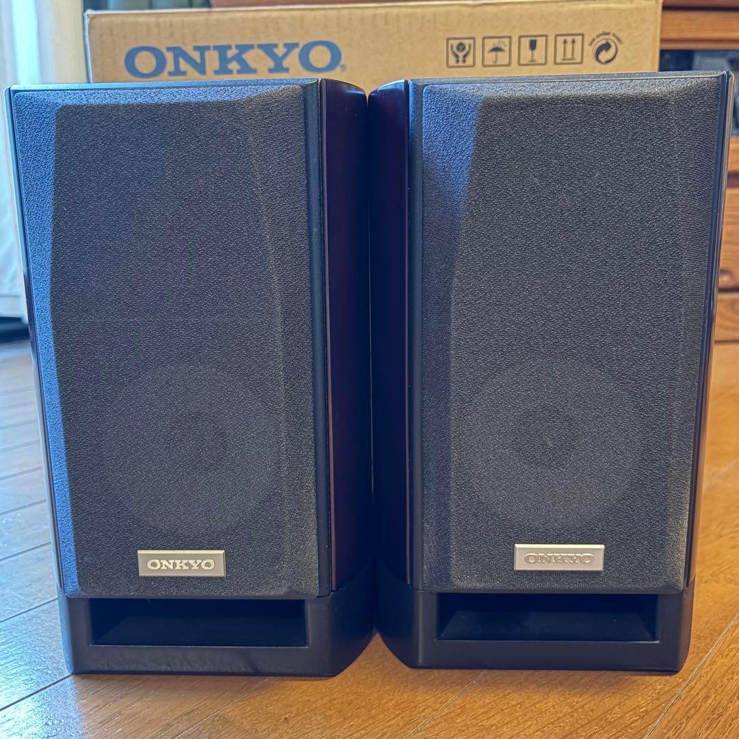 ONKYO スピーカー ペア D-112EXT ダークブラウン