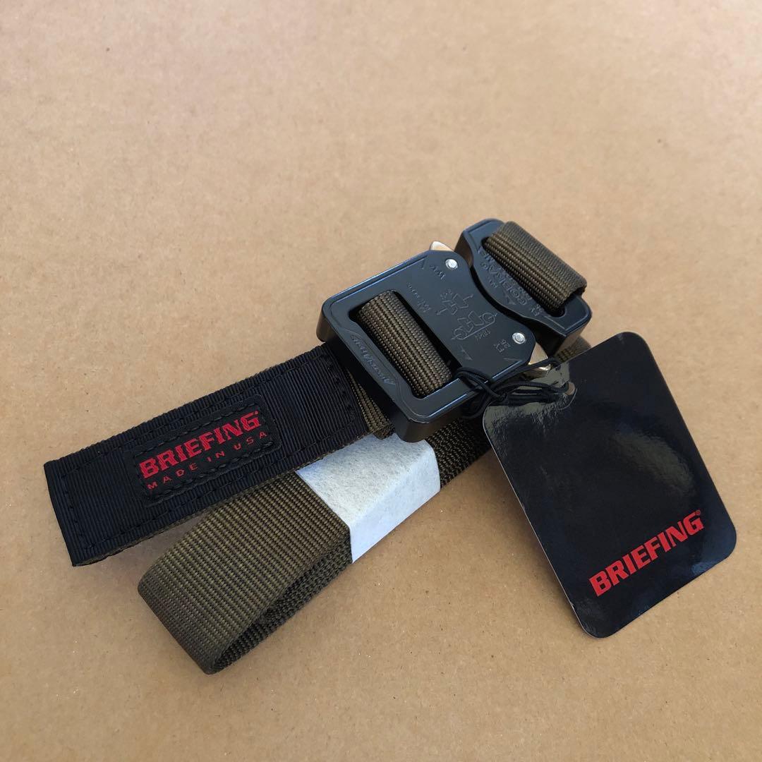 ブリーフィング　バックルベルト　グリーン　BRIEFING 新品未使用