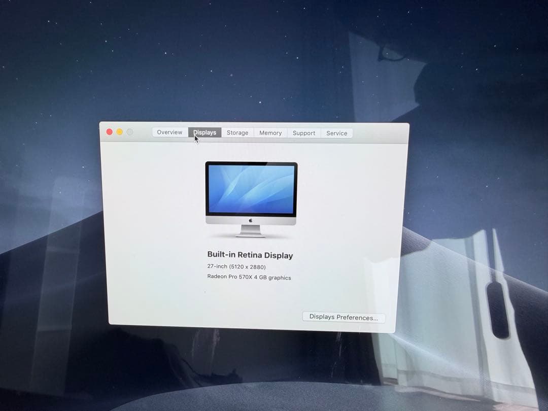 iMac (Retina 5K, 27-inch, 2019)初期化済み