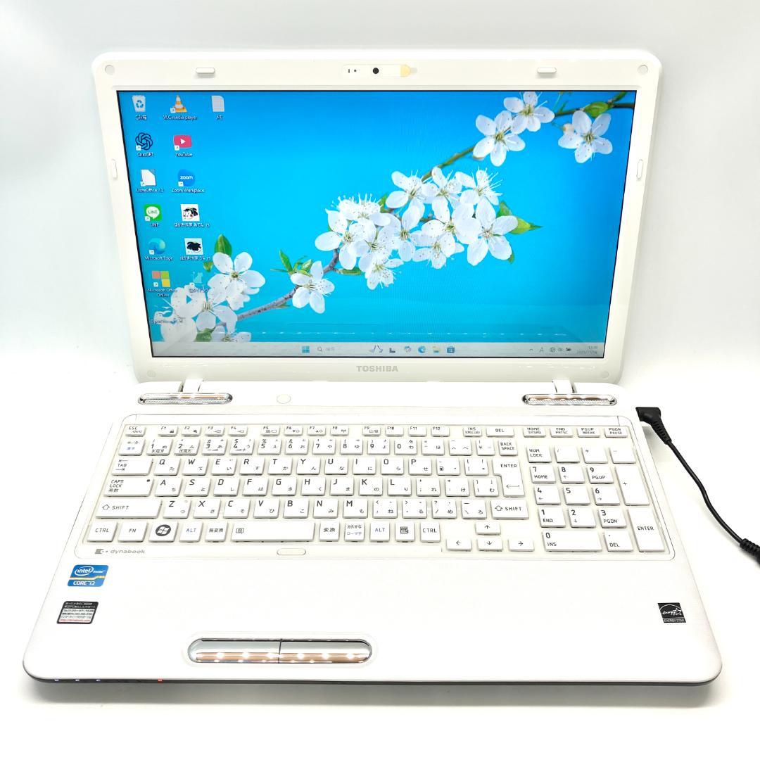 ★美品★清潔感ホワイト☆快適動作♪SSD すぐ使える カメラ付き ノートパソコン