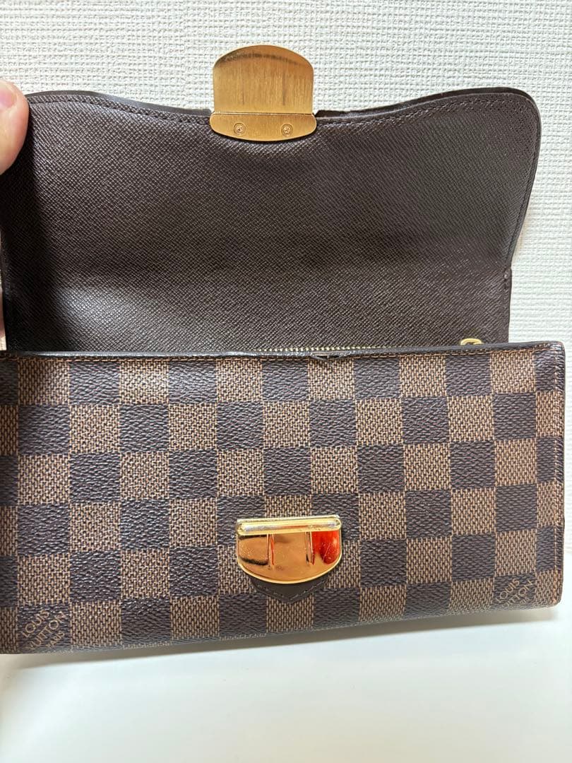 l*X様 LOUIS VUITTON ルイヴィトン ダミエ ポルフォイユ システ