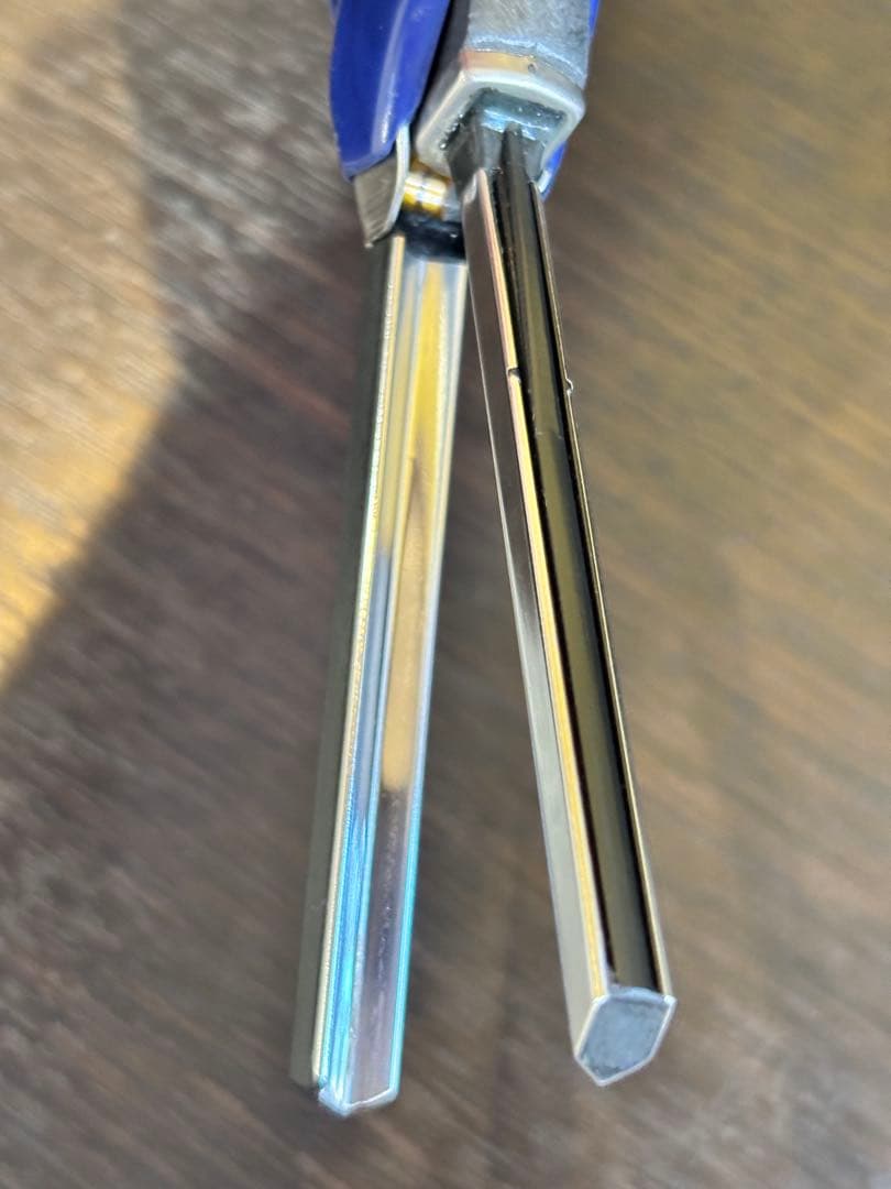 未使用品　LENZ レンツアイロン e-6W両熱角6㎜アイロン　廃盤品