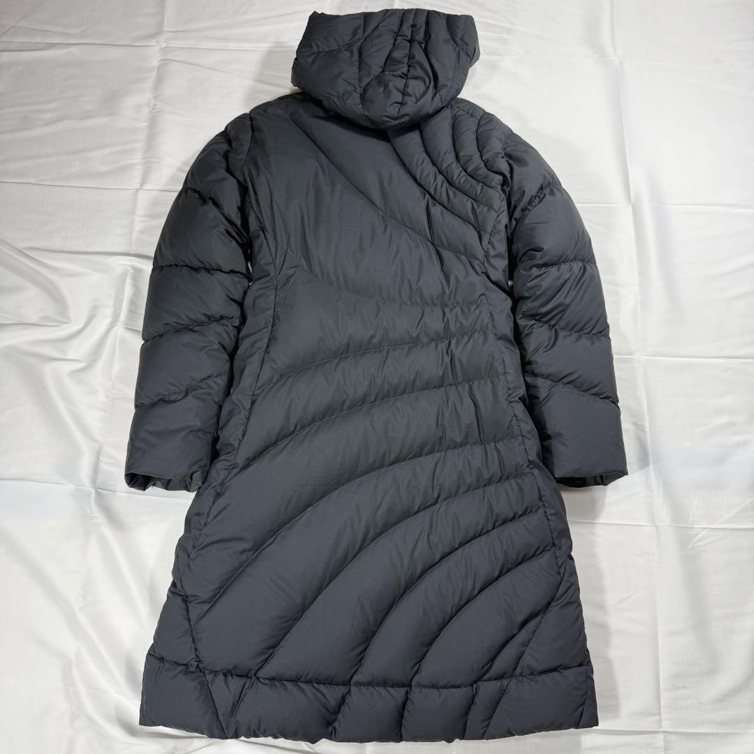 【美品】patagonia ロングダウンコート 変形ダウン レディースXS 黒