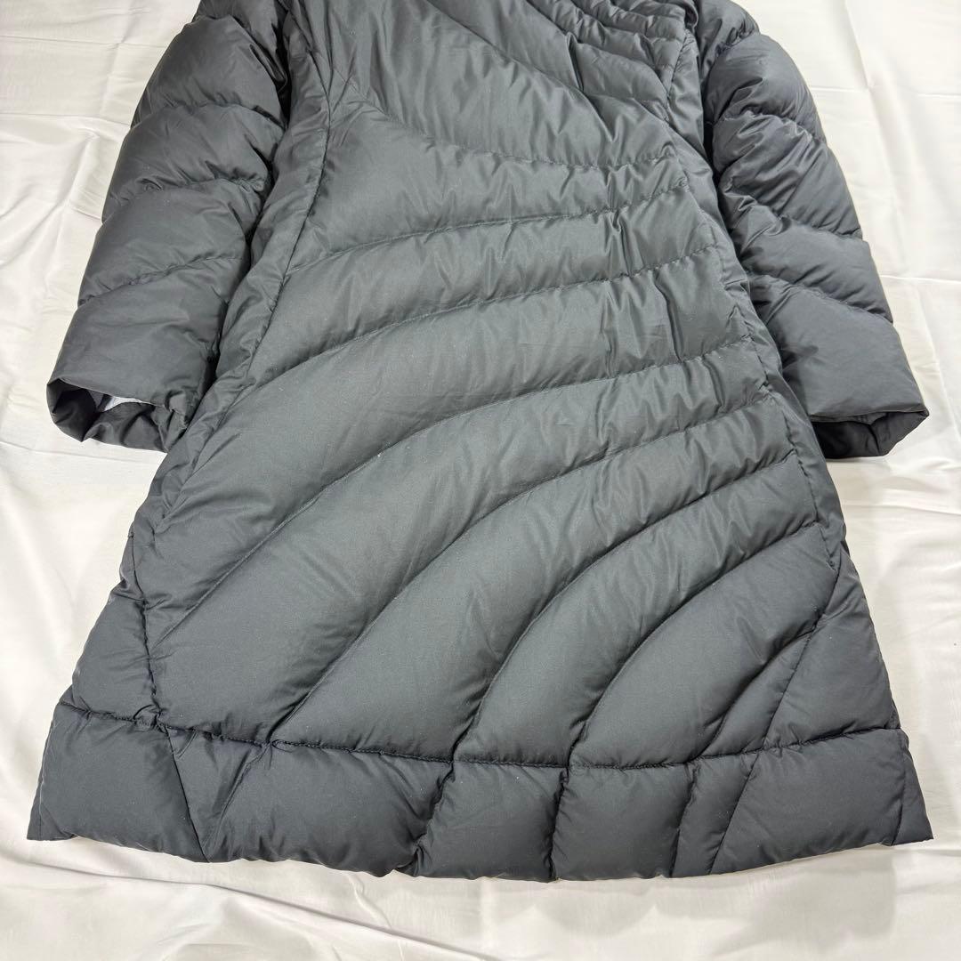 【美品】patagonia ロングダウンコート 変形ダウン レディースXS 黒