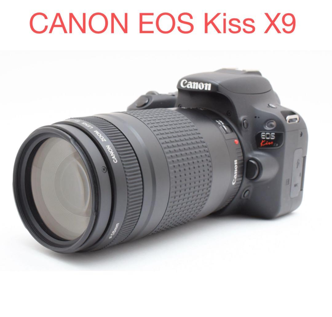 CANON EOS Kiss X9望遠レンズセット/EF 75-300mm 1